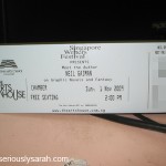 The Price of Fandom [Singapore Writers Festival]