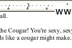 And I typed on… Apparently